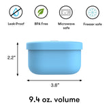 Omie OmieSnack Silicone Container 280ml Blue