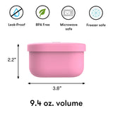 Omie OmieSnack Silicone Container 280ml Pink