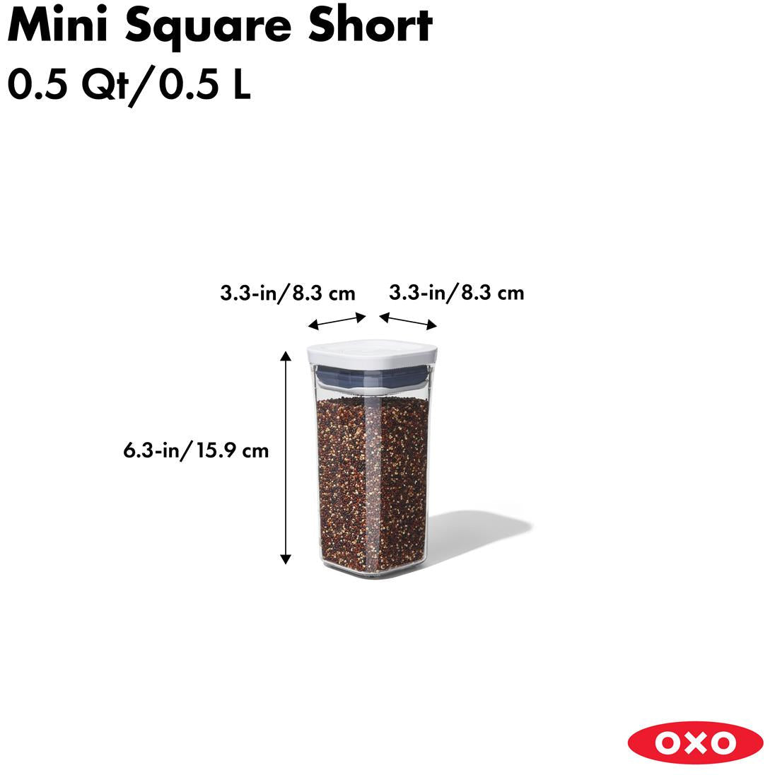 OXO Good Grips Pop 2.0 Mini Square Short