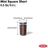 OXO Good Grips Pop 2.0 Mini Square Short