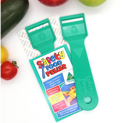 Kiddies Food Kutter Safety Food Peelers Green