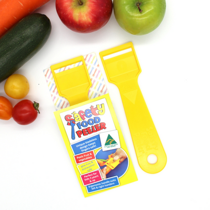 Kiddies Food Kutter Safety Food Peelers Yellow