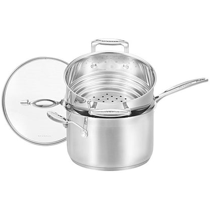 Scanpan Impact 20cm Saucepan 3.5L with Multi Steamer