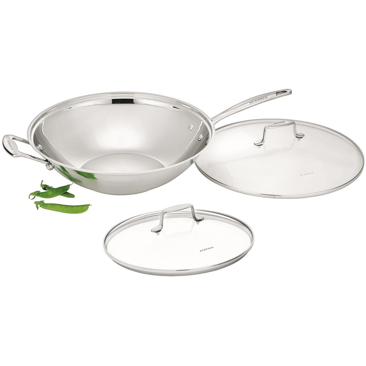 Scanpan Wok with Lid - 36cm