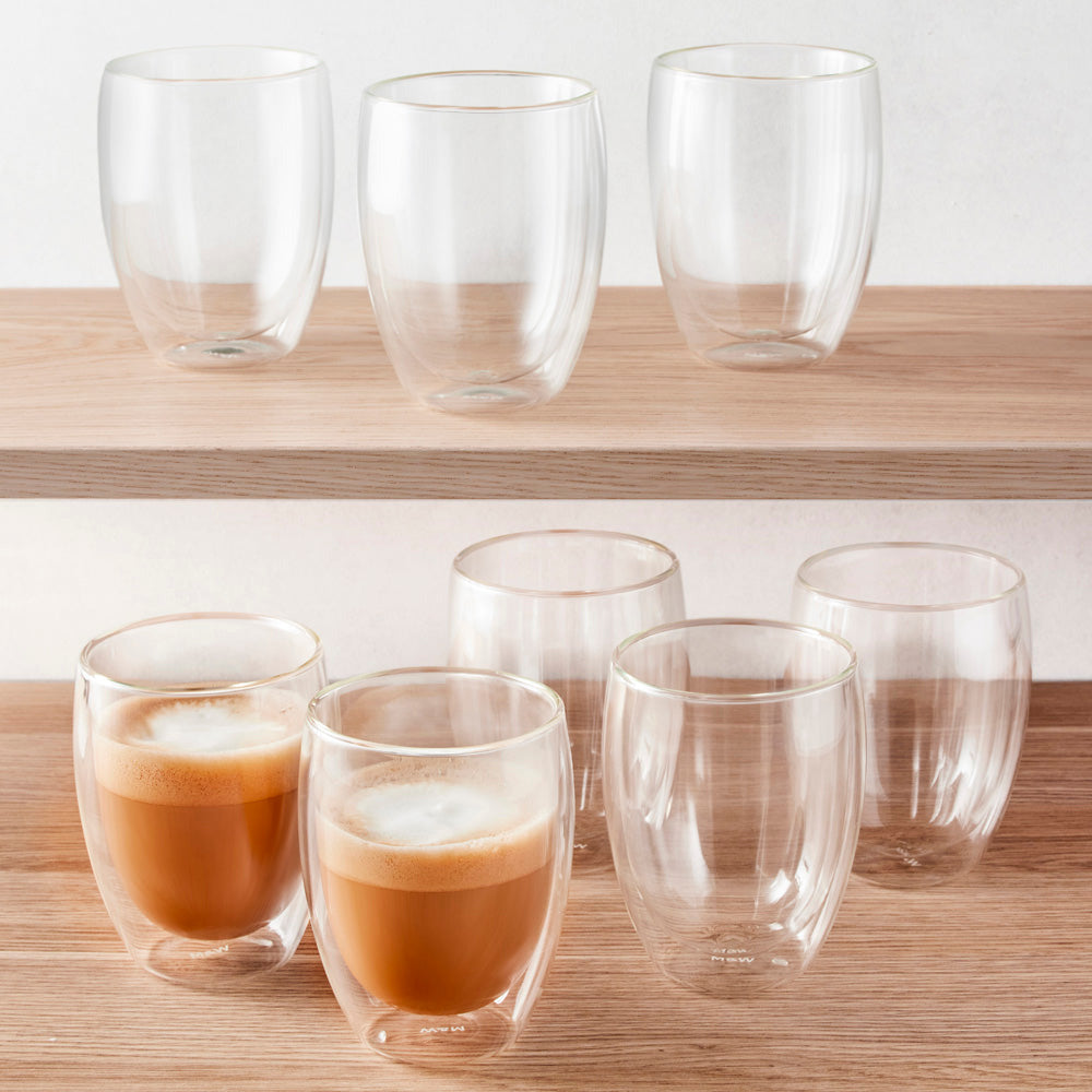 Maxwell & Williams Blend Double Wall Cup 350ml Set of 8