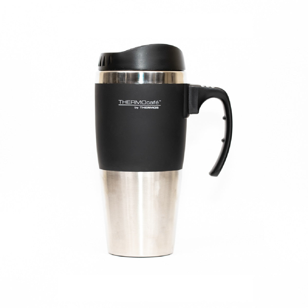 Thermos THERMOcafe Double Wall Travel Mug Black Trim - 450ml