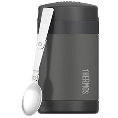 Thermos Funtainer Vacuum Insulated Food Jar with Spoon - Charcoal
