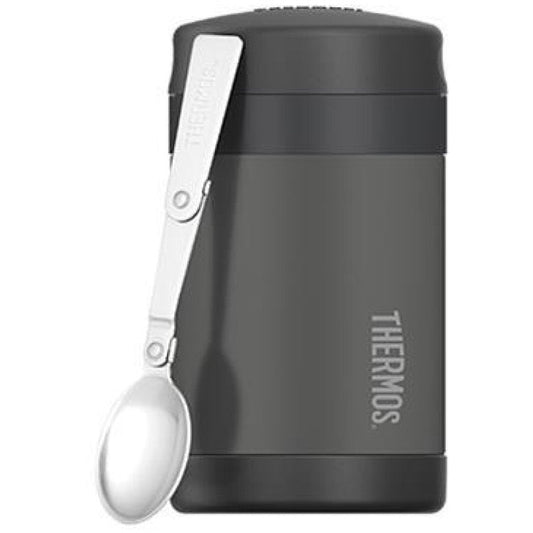 Thermos Funtainer Vacuum Insulated Food Jar with Spoon - Charcoal
