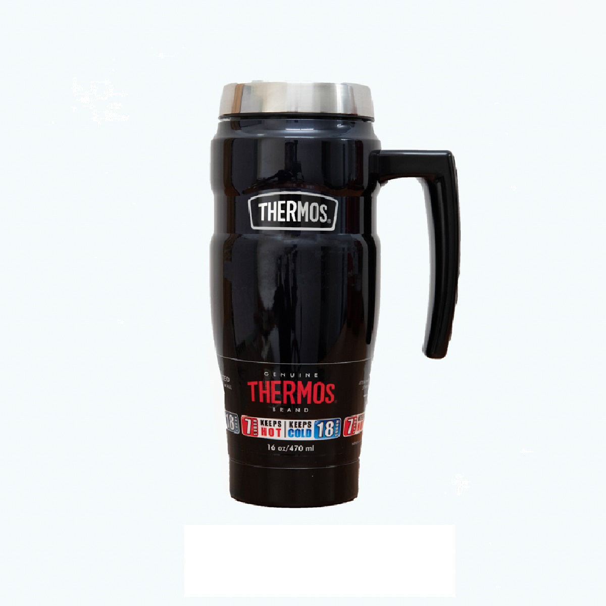 Thermos Stainless King Vacuum Insulated Travel Mug 470ml - Midnight Blue