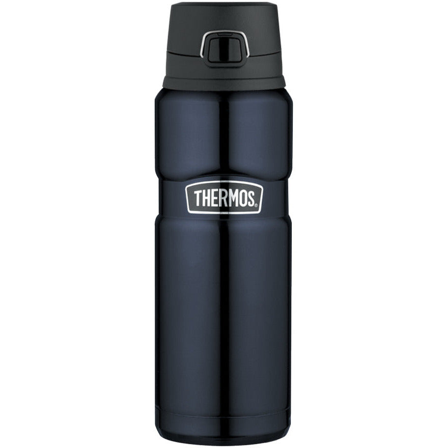 Thermos Stainless King Vacuum Insulated Bottle with Flip Lid 710ml - Midnight