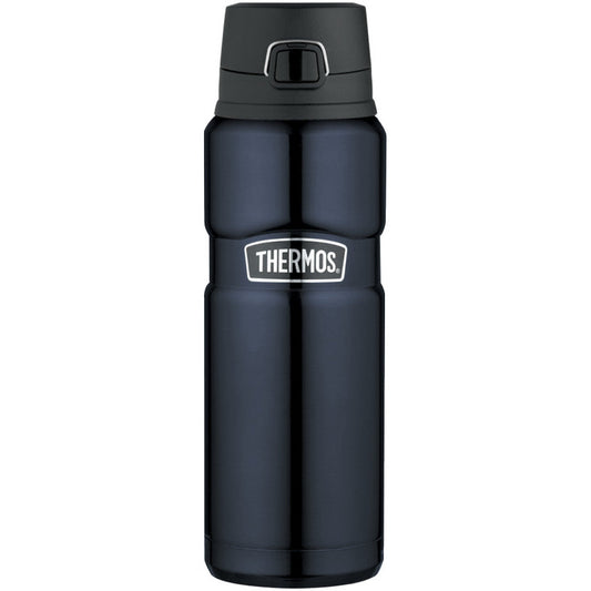Thermos Stainless King Vacuum Insulated Bottle with Flip Lid 710ml - Midnight