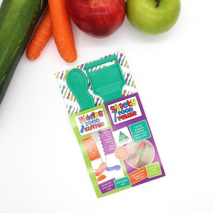 Kiddies Food Kutter Kiddies Food Kutter and Safety Food Peeler Twin Pack Blue
