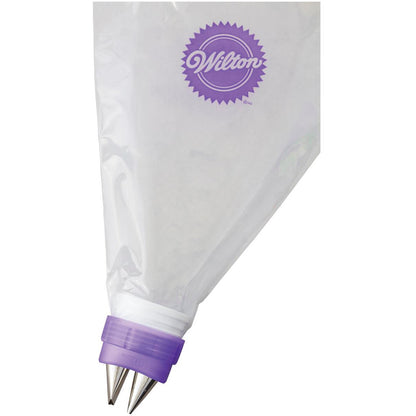 Wilton Duo Tip Coupler Set with Disposable Bag