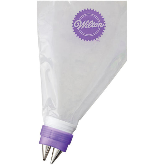 Wilton Duo Tip Coupler Set with Disposable Bag