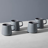 Maxwell & Williams Blend Sala Mug 375ml Set of 4 - charcoal