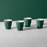 Maxwell & Williams Blend Sala Latte Cup 265ml Set of 4 - Forest Green