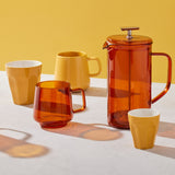 Maxwell & Williams Blend Sala Drinkware and Coffee Plungers in Mustard