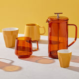 Maxwell & Williams Blend Sala Drinkware and Coffee Plungers - Mustard
