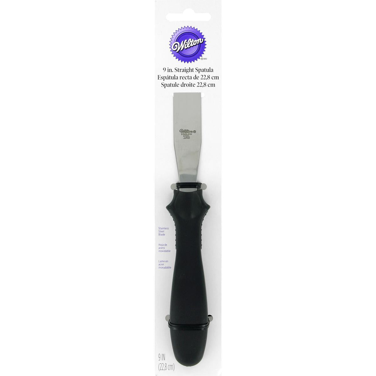 Wilton Straight Spatula 9 Inch - Black