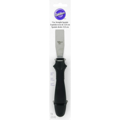Wilton Straight Spatula 9 Inch - Black