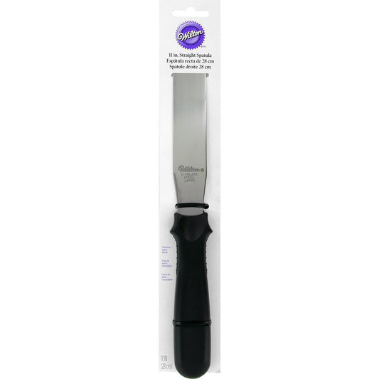 Wilton Straight Spatula 11 Inch - Black