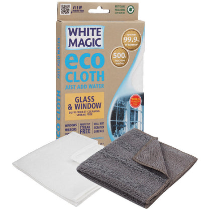 White Magic Eco Cloth Window & Glass