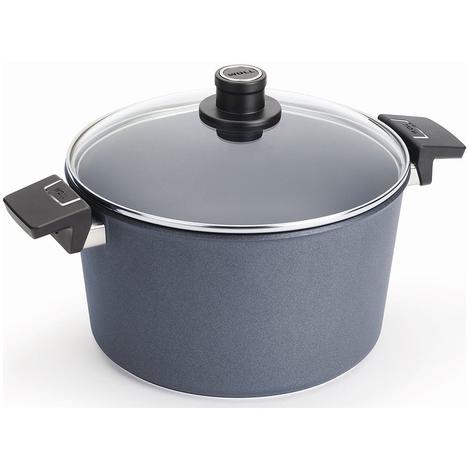 WOLL Diamond Lite Fixed Handle Induction Stock Pot 28cm 7.5L With Lid