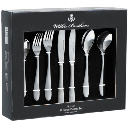 Wilkie Brothers Baxter 42 Piece Cutlery Set