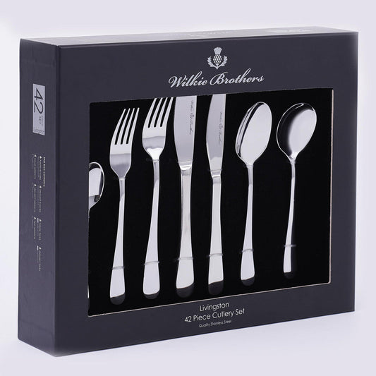 Wilkie Brothers Livingston 42 Piece Cutlery Set