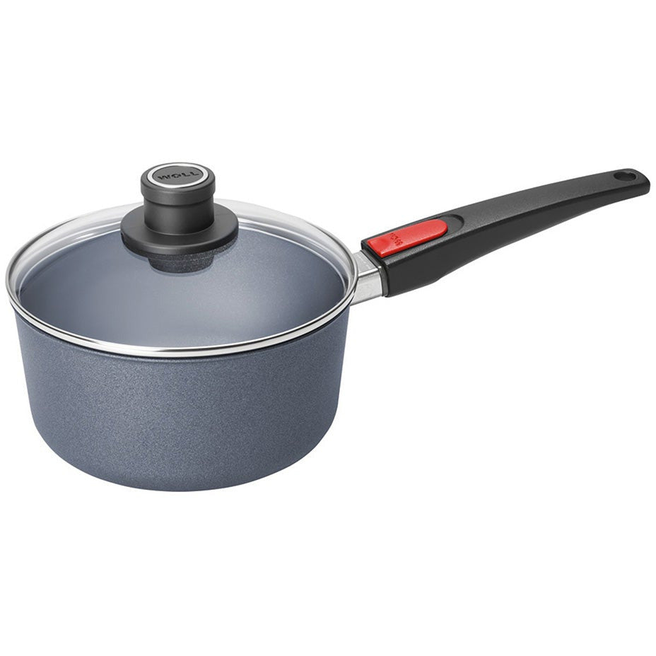 WOLL Diamond Lite Detachable Handle Induction Saucepan 20cm 2.5L With Lid