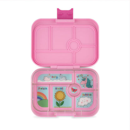 Yumbox Original 6 Compartment Bento Style Lunch Box - Power Pink