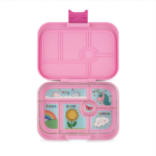 Yumbox Original 6 Compartment Bento Style Lunch Box - Power Pink