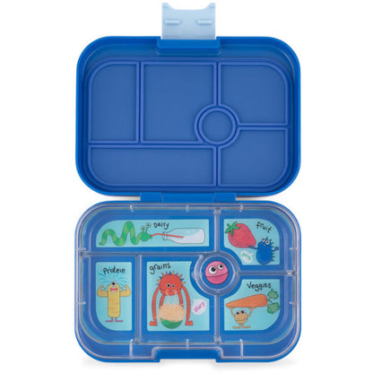 Yumbox Original 6 Compartment Bento Style Lunch Box - True Blue