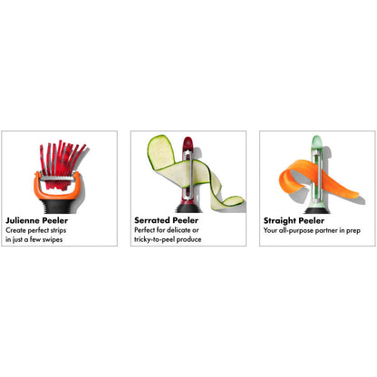 OXO Good Grips 3-Piece Peeler Set