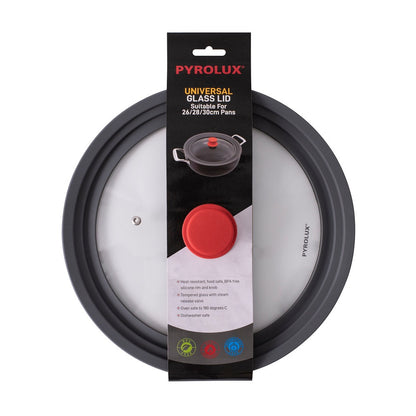 Pyrolux Universal Glass Lid 26/28/30cm